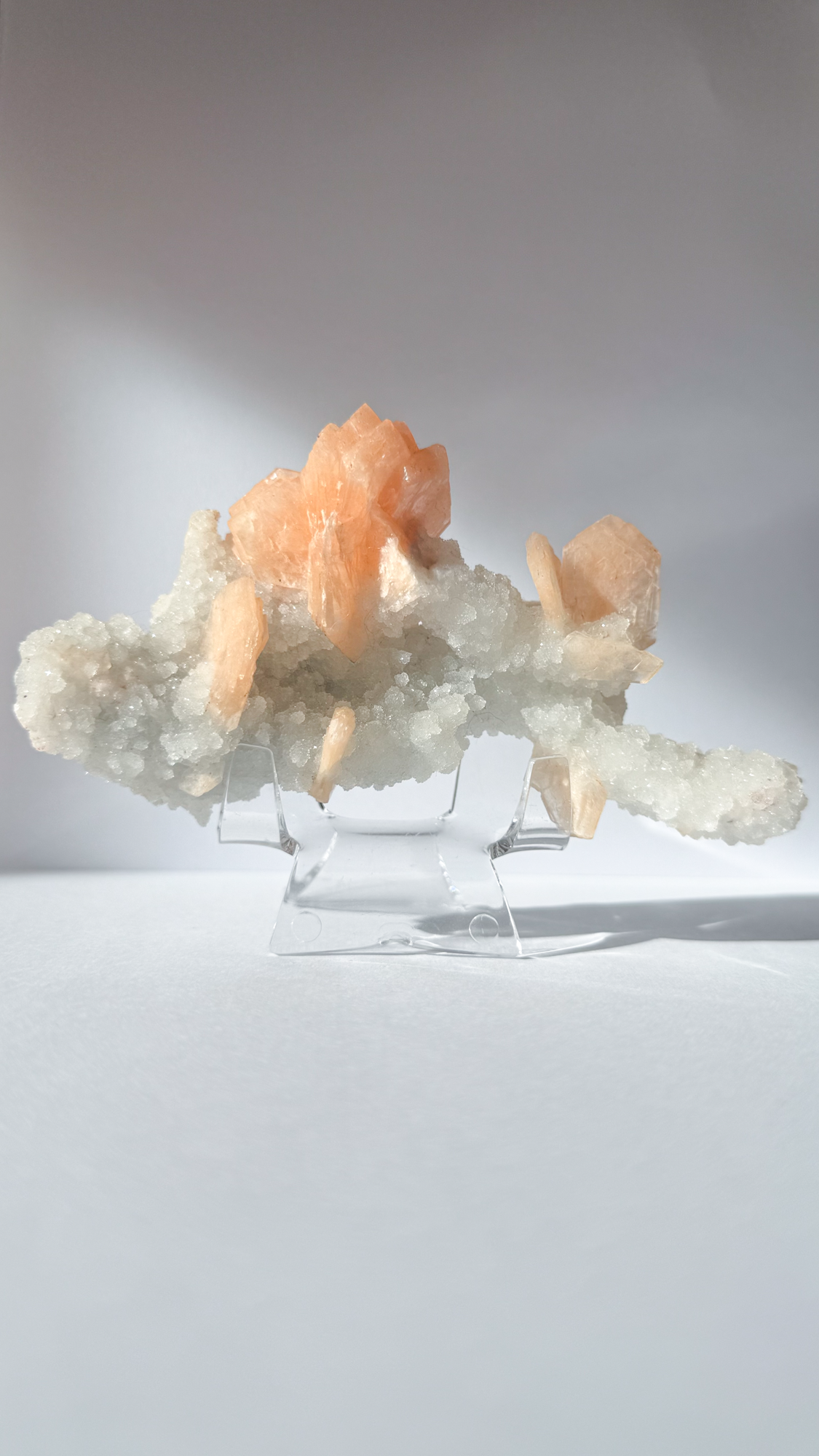 Stilbite and Chalcedony Specimen